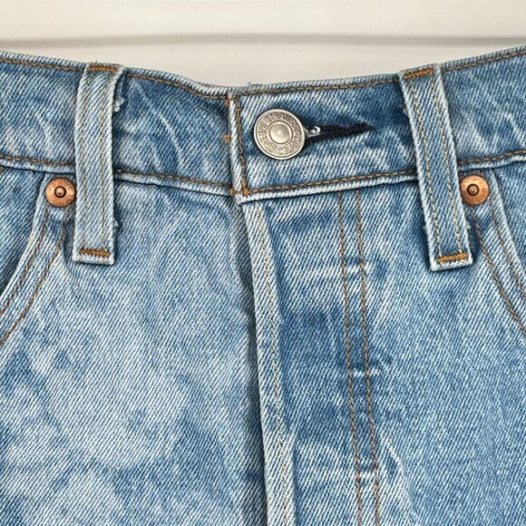 Levis Blue Acid 501 Jean Denim Shorts no size see measurement - Picture 3 of 6